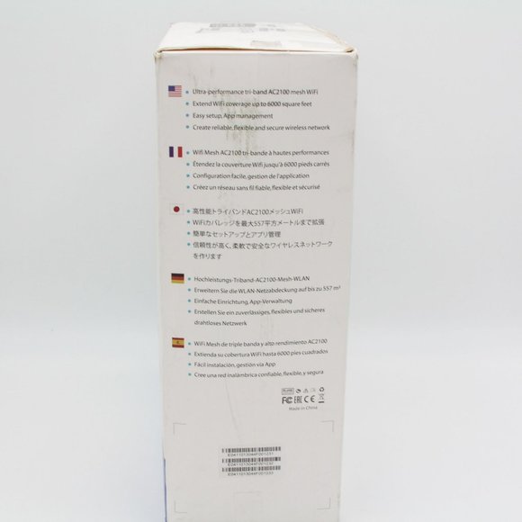 Meshforce M7 Tri-Band Whole Home Mesh WiFi System (3 Pack), Gigabit Mesh WiFi Ro - Picture 7 of 8